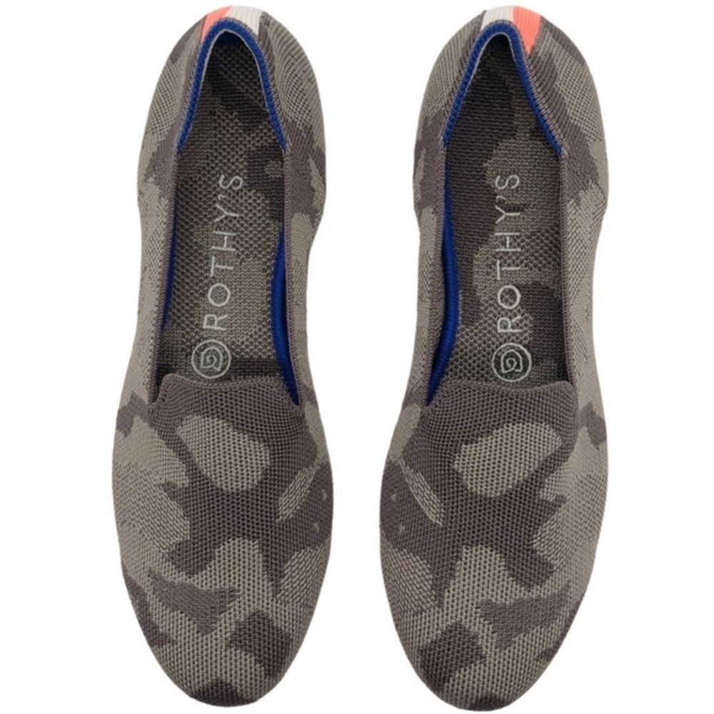 NEW Rothy's Loafers in Mink Camo 8.5